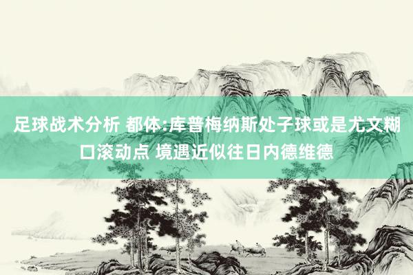 足球战术分析 都体:库普梅纳斯处子球或是尤文糊口滚动点 境遇近似往日内德维德