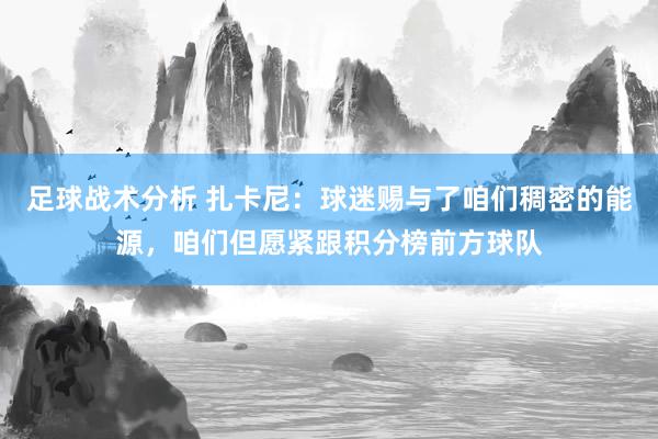 足球战术分析 扎卡尼：球迷赐与了咱们稠密的能源，咱们但愿紧跟积分榜前方球队